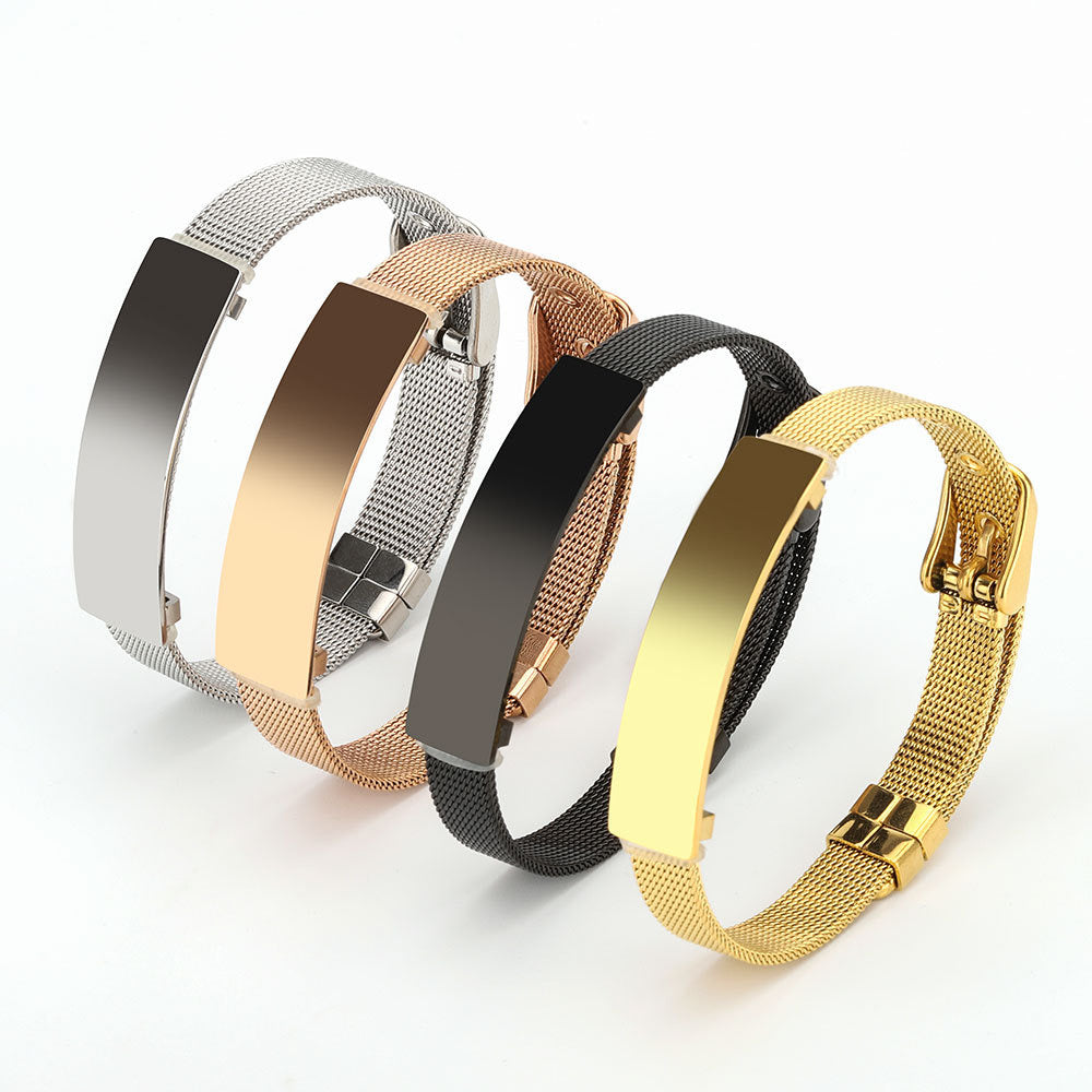 Personalised Unisex Adjustable Buckle Bracelet