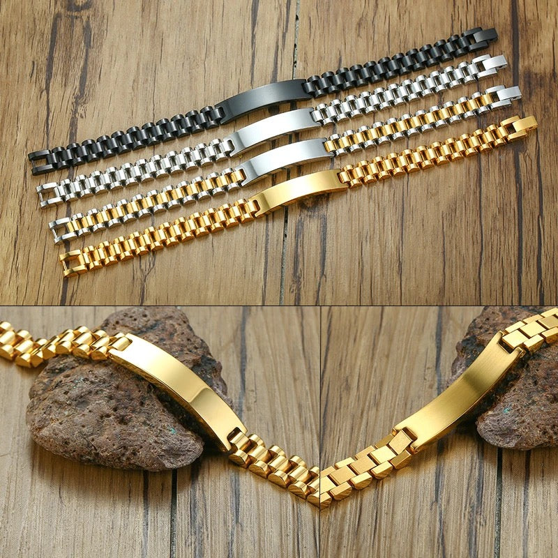 Water Resistant Personalised Premium Watch Band Bracelet