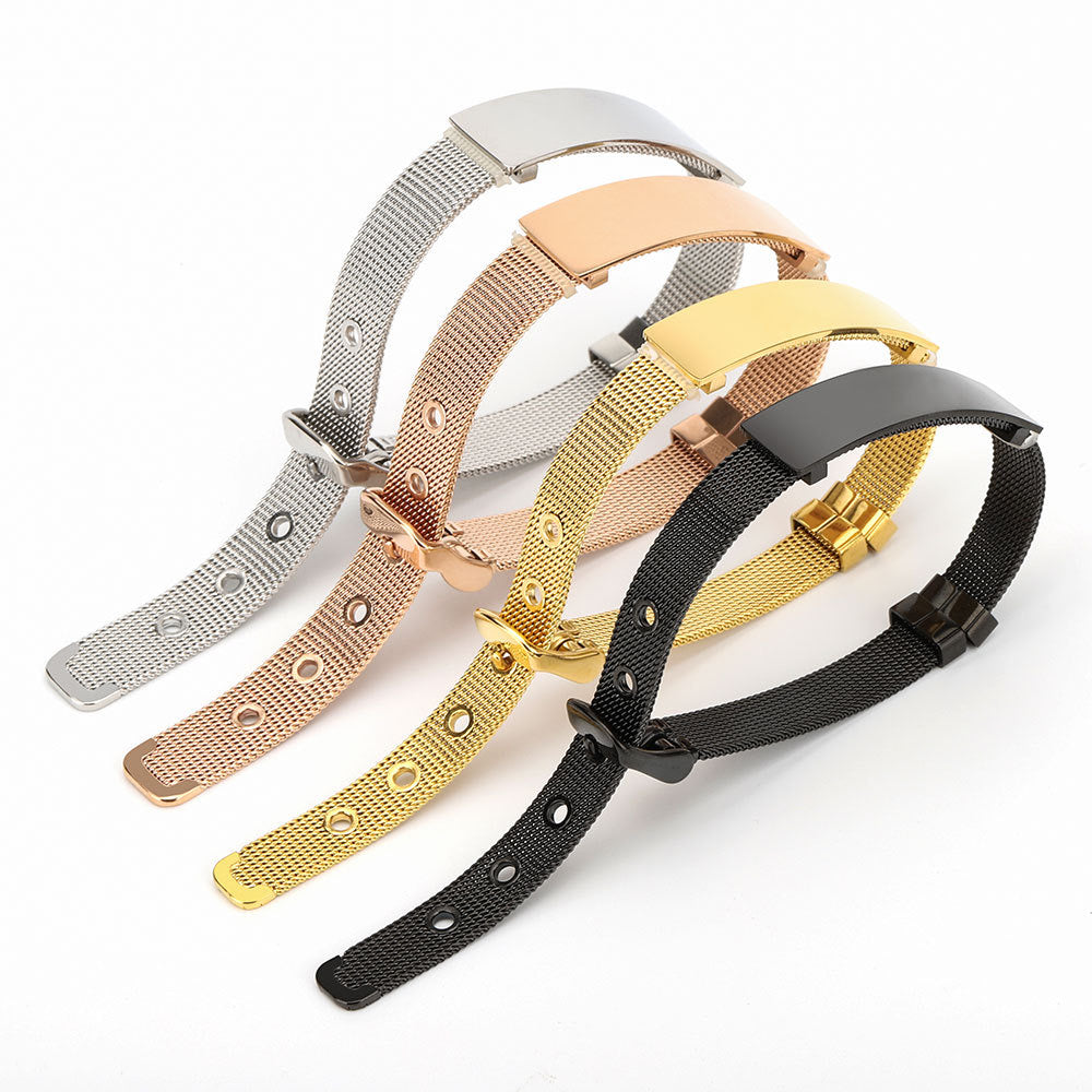 Personalised Unisex Adjustable Buckle Bracelet