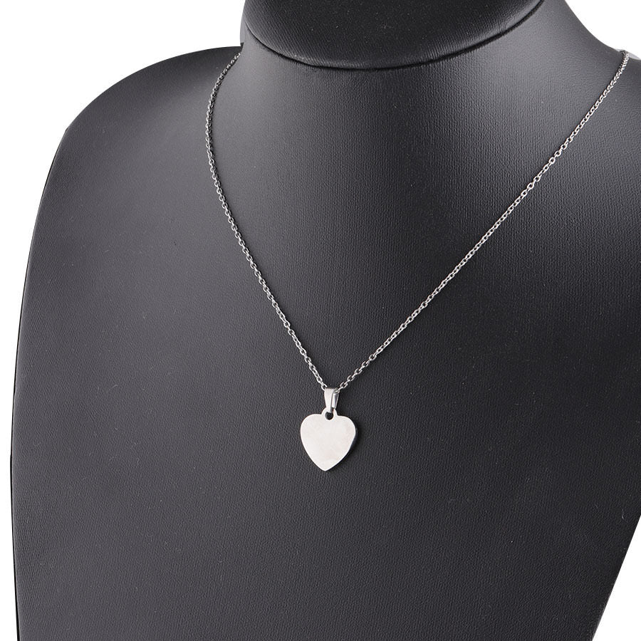 Personalised Premium Heart Pendant Necklace