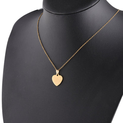 Personalised Premium Heart Pendant Necklace