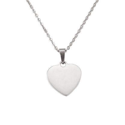 Personalised Premium Heart Pendant Necklace