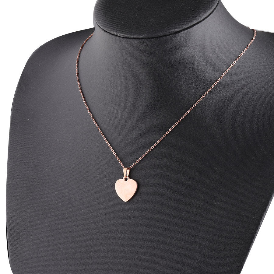 Personalised Premium Heart Pendant Necklace