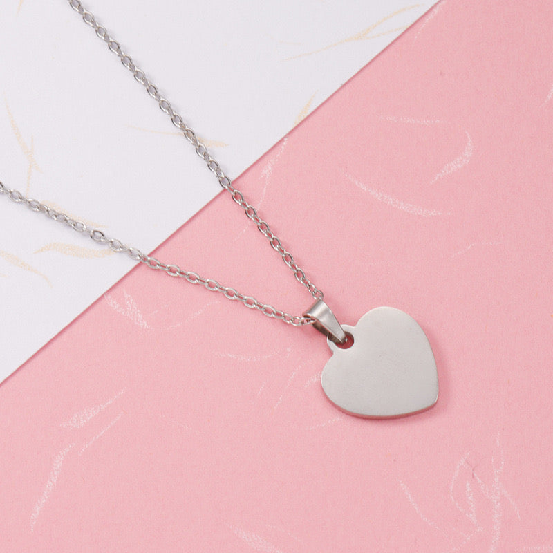 Personalised Premium Heart Pendant Necklace