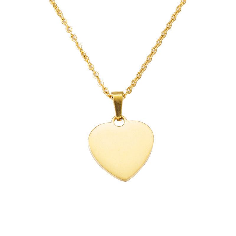 Personalised Premium Heart Pendant Necklace